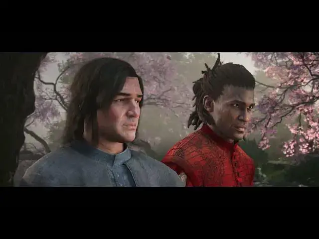 'Video thumbnail for Assassin's Creed Shadows - The Lord's Favor: March 8. 1581 Kyoto: Yasuke (Diogo) Arrival Cutscene'