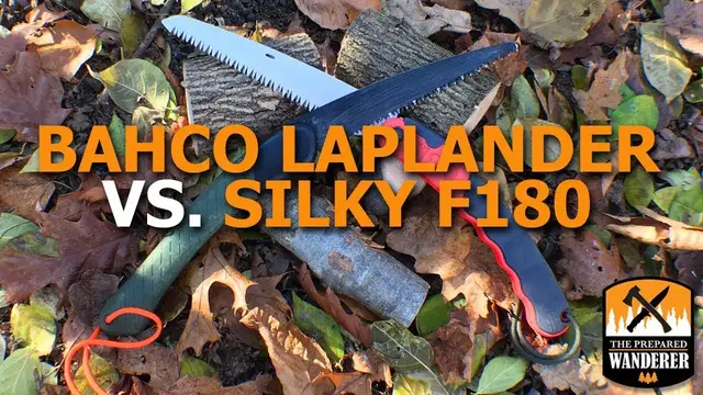 'Video thumbnail for Bahco Laplander Vs  Silky F180'