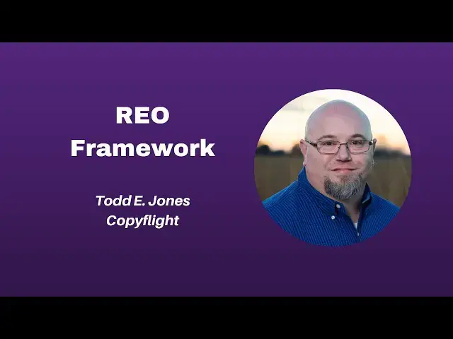 'Video thumbnail for REO Framework - for better content'