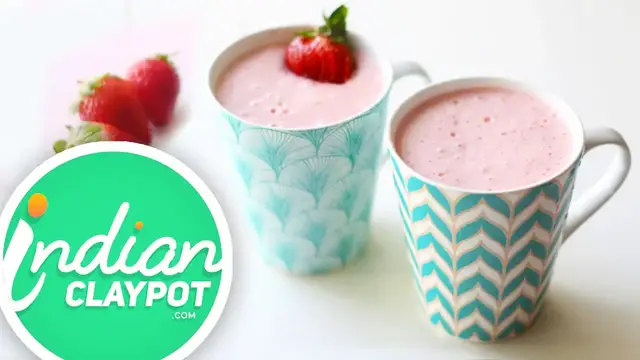 'Video thumbnail for Strawberry Apple Smoothie Recipe - How To Make Strawberry Apple Smoothie At Home Easily'