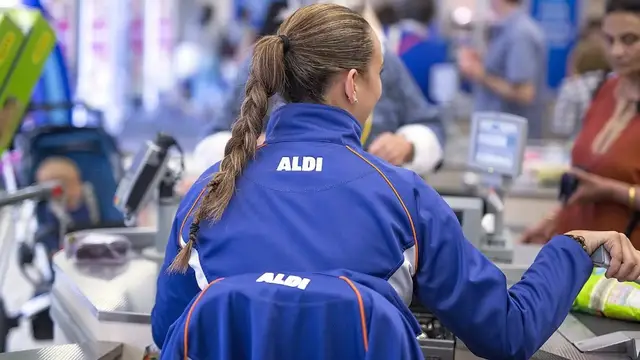 'Video thumbnail for The Real Reason Aldi Cashiers Sit Behind The Register'