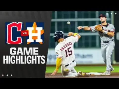 'Video thumbnail for Cleveland Guardians at Houston Astros Full-Game Highlights! | 07/09/2025'