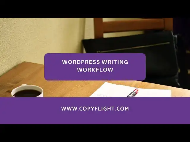 'Video thumbnail for My WordPress writing workflow'