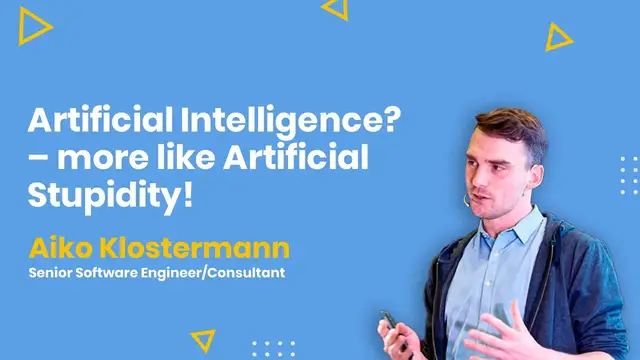 'Video thumbnail for Artificial Intelligence? – more like Artificial Stupidity! - AMA'