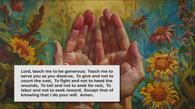 'Video thumbnail for The Prayer for Generosity'