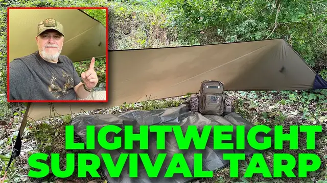'Video thumbnail for Lightweight Bushcraft Survival Tarp Shelter | Onewind Outdoors'