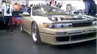 'Video thumbnail for 1989 Nissan 240SX on Work Ledsled's + S15 Silvia Spec R inline-4 (SF Wekfest 2012)'