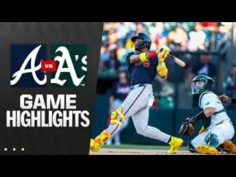 'Video thumbnail for Atlanta Braves at Athletics Full-Game Highlights! | 07/09/2025'