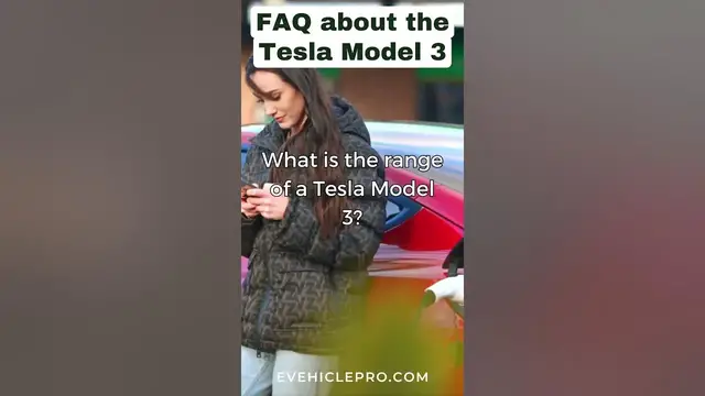 'Video thumbnail for What is the range of a Tesla Model 3?'
