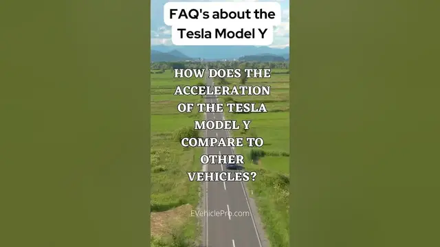 'Video thumbnail for How Does the Acceleration of the Tesla Model Y Compare to Other Vehicles?'