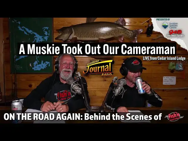 'Video thumbnail for A Muskie Took Out Our Cameraman'