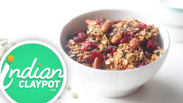 'Video thumbnail for Homemade Granola Recipe - How to make the PERFECT Granola At Home'