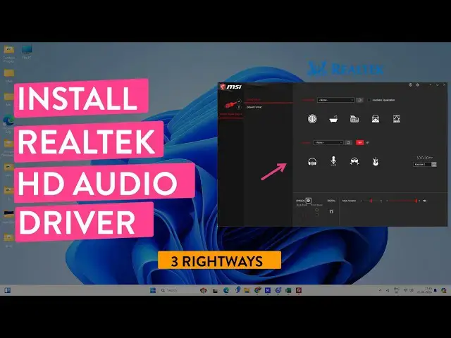 'Video thumbnail for How to Install Realtek HD Audio Driver on Windows 11/10 & Lower'