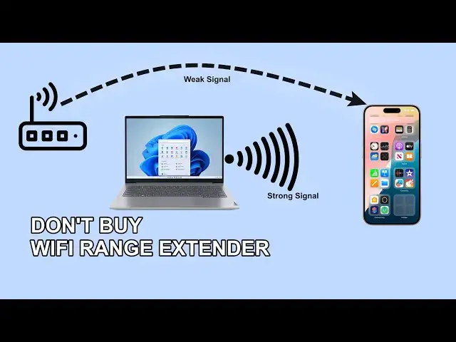 'Video thumbnail for Turn Windows 11 Laptop into a STRONG WiFi Range Extender'