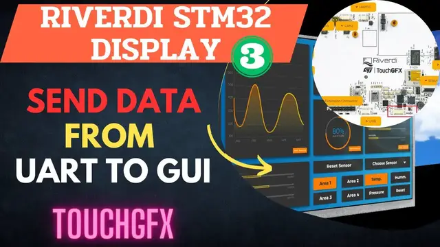 'Video thumbnail for Riverdi STM32 Display #3. How to send Data from UART to UI'